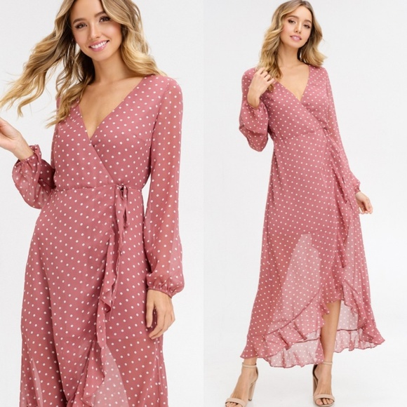 'Rosewood' Wrap Maxi Dress - Picture 5 of 8